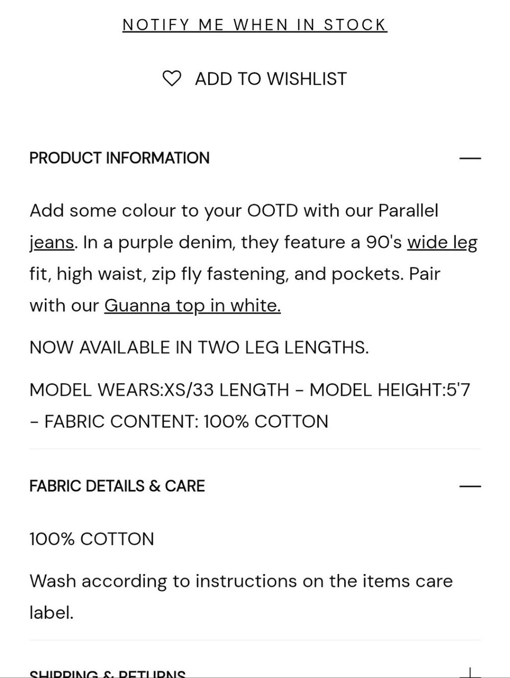 NWT Motel Rocks Parallel Jeans-Purple - Picture 10 of 11